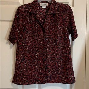 Nice button down blouse.